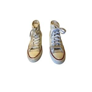 Converse Chuck Taylor All Star HI Top White Shoes M4/W6
